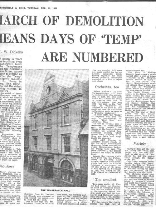 Bingo Hall Demolition Article