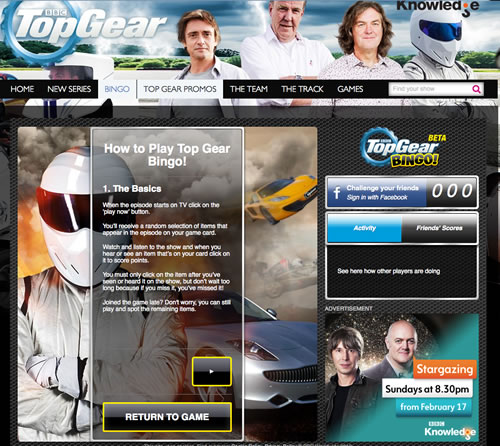 Top Gear Bingo - BBC Australia