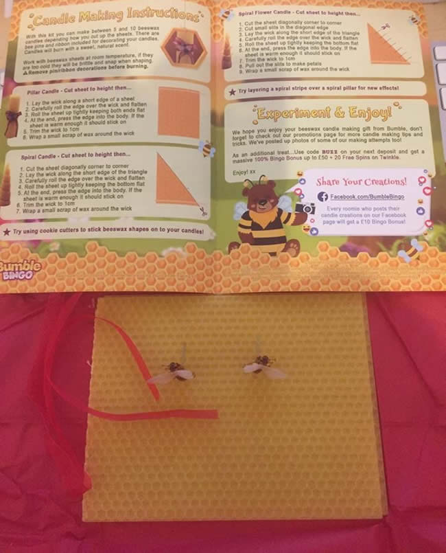 Bumble Bingo Candle Kit