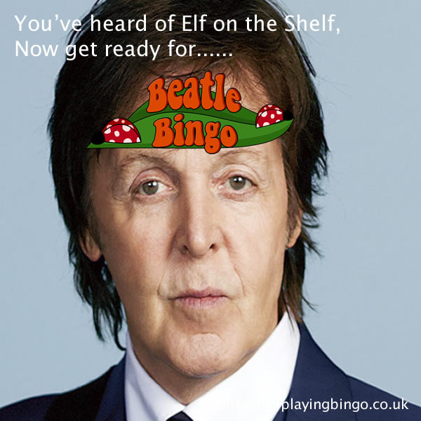 Bingo Elf On The Shelf - Beatle Bingo
