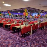 A view of the Ellesmere Port Club 3000's interior set up for a party night.