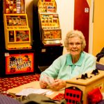 Enjoying a game of bingo