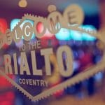 Door sign at the Rialto