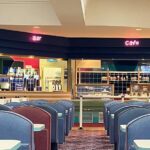 The bar and cafe in its days before Buzz Bingo.