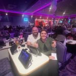 A happy couple at the bingo.