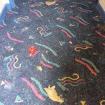 Photograph by: Gareth Whieldon - Entrance carpet.