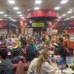 View towards the callers console at the Greenock Club 3000 Bingo.