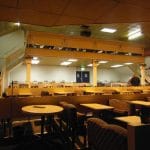 Photograph by: Daniel Robertson - View of the hall from the stage area