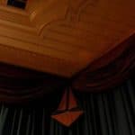 Ceiling and curtains