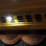 Top of the proscenium