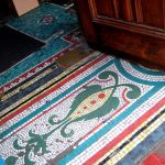 Photograph by: Charles S.P. Jenkins - Mosaic tiled threshold
