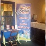 The entrance desk of the now closed Whitley Bay Carlton Bingo - Photo: Robert Clark.