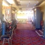 The entrance corridor of the now closed Whitley Bay Carlton Bingo - Photo: Robert Clark.