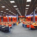 Interior of the club, looking to the caller's stage.