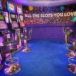 The slots area at the Chatham Buzz Bingo