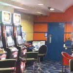 The slots area.