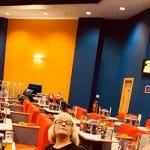 Seating at the club.