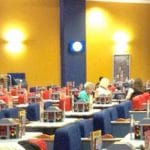 Seating at the club.