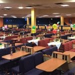 Seating at the club.