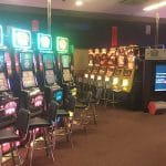 Slots room at the club.