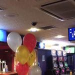 Slots area and balloons.