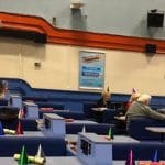 Seating in the club.
