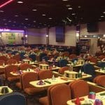 Tables ready for a party night.