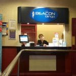 Reception desk.