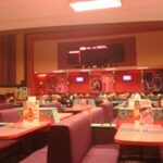 A view of the stage at Halifax Mecca Bingo