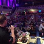 Callers view of the Taunton Mecca Bingo.