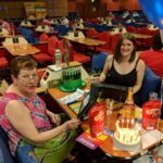 Club members celebrate their birthday at the club.