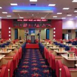 A view towards the stage at the York Mecca Bingo.
