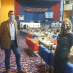 The local MP visits the club post Covid.