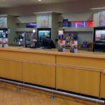 The bar area at the club.