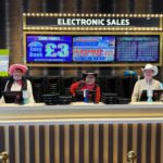 The electronic tickets sales desk.