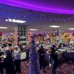 Game on at a busy club.