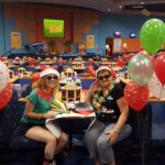 Members celebrate at the clubs Christmas Party.