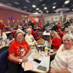 Christmas party time at the Clydebank Club 3000 Bingo.