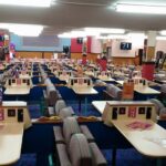 A view of the seating at the Dumbarton Carlton Bingo.