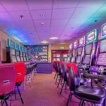 The slots room at the club.