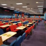 A view of the seating at the Grantham Buzz Bingo.