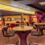 The bar area of the Stratford Buzz Bingo.