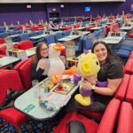 Cuddly toys on display at the Wallsend Buzz Bingo.