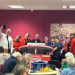 Staff call time on the club at the final session.