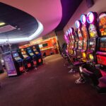 The gaming area of the club.