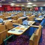 A view of the seating at the Bromborough Buzz Bingo.