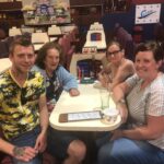Birthday members pose for a photo at the Leominster Clifton Bingo.